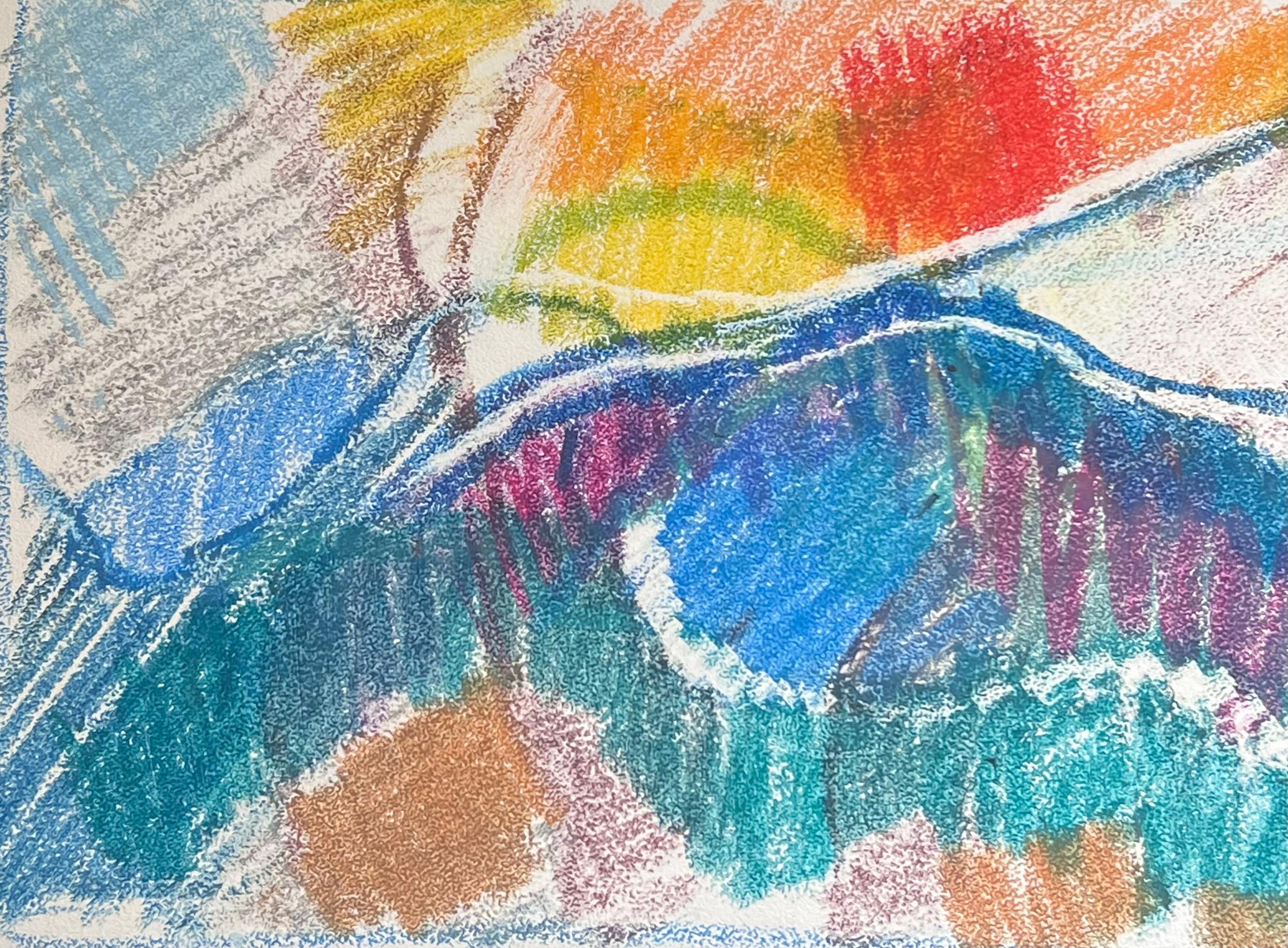 Atardecer ardiente
de Akos Biro (húngaro, 1911-2002)
pintura al pastel sobre papel de galería de artista, sin enmarcar
cuadro: 5,25 x 9 pulgadas           
Procedencia: Propiedad del artista, Francia
estado: estado bueno y regular

Espléndido cuadro