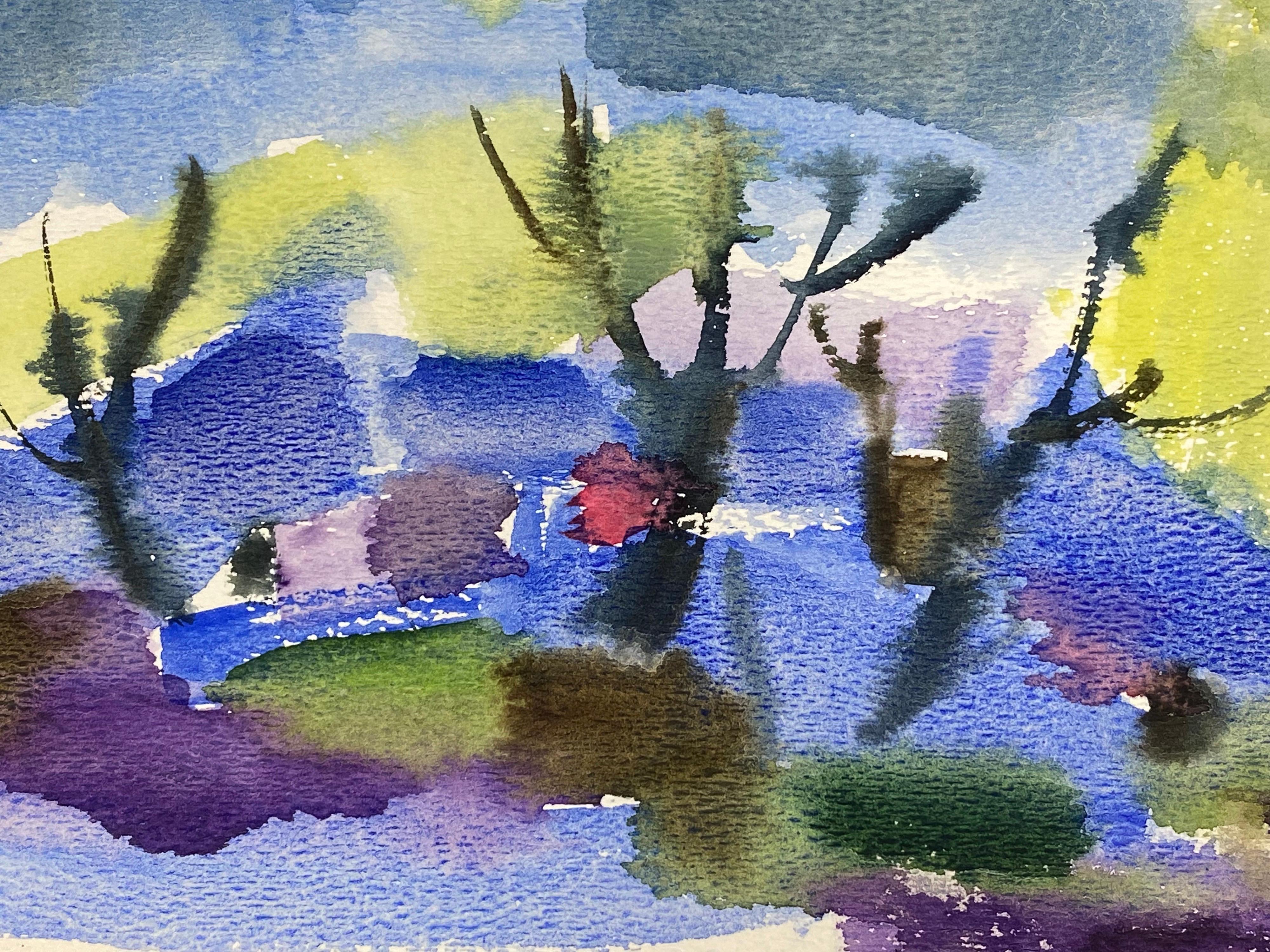 AKOS BIRO (UNGARISCH 1911-2002)
Aquarell/ Gouache auf Karton
Größe: 7,5 x 11 Zoll

Wunderschönes, farbenfrohes Originalgemälde des sehr beliebten und hoch angesehenen ungarisch-französischen Malers Akos Biro (1911-2002).

Das Gemälde hat eine
