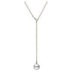 Akoya Zuchtperlen-Tropfen-Anhänger aus 18 Karat Roségold MPQ10180ADXZ