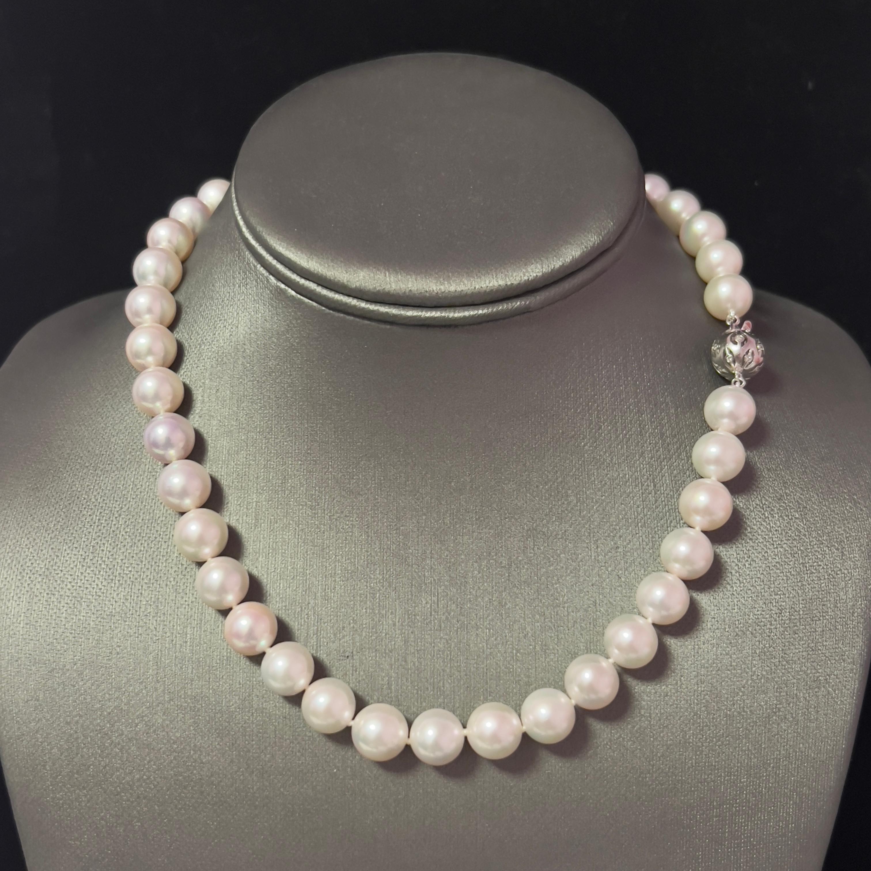 Fine Quality Japanese Akoya Pearl 10/9.5 mm and a length of 16 inch Necklace with a beautiful Diamond 18 kt clasp

Certified $8,400 410295

This is a Unique Custom Made Glamorous Piece of Jewelry!
 
Nothing says, “I Love you” more than Diamonds and