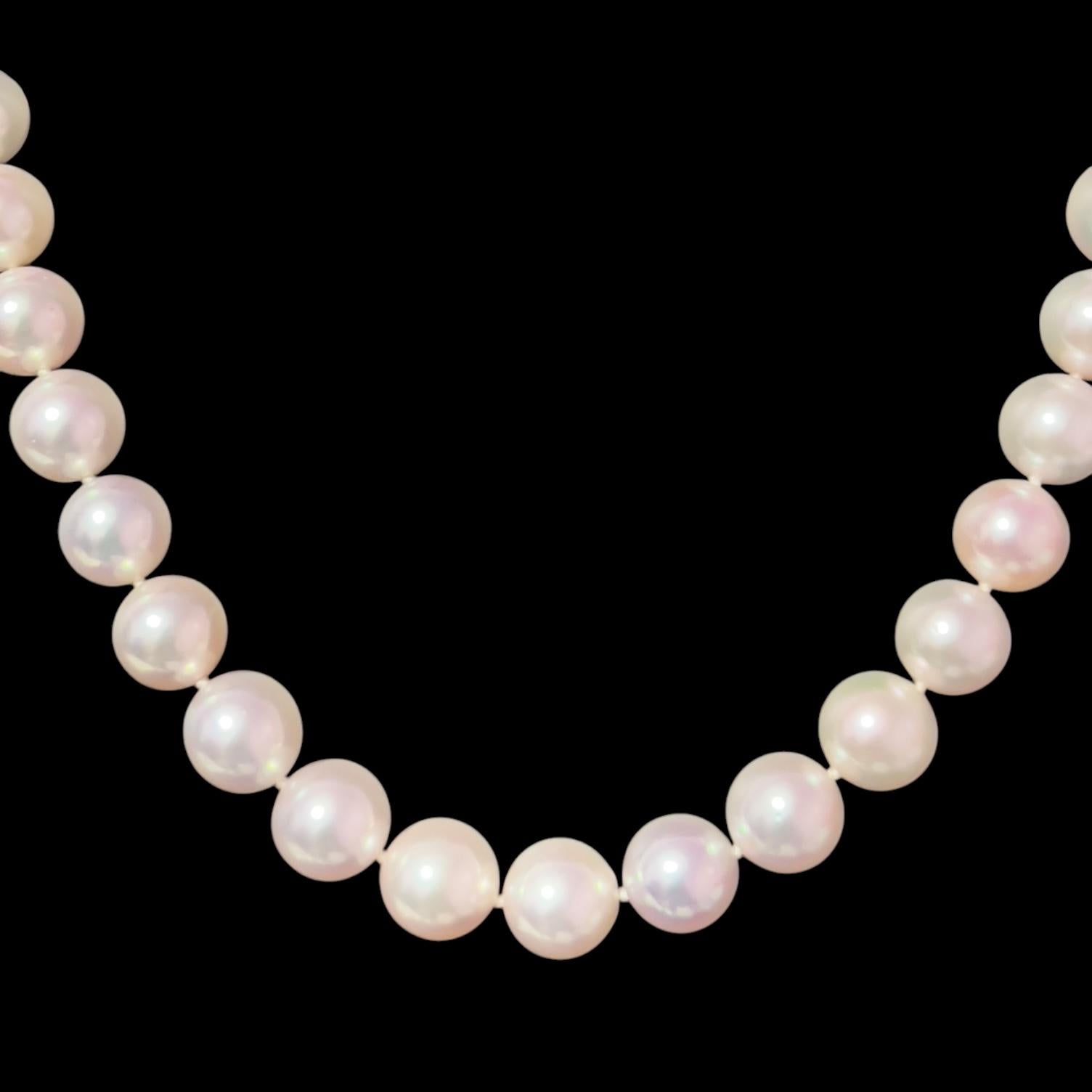 Akoya Pearl Diamond Necklace 16