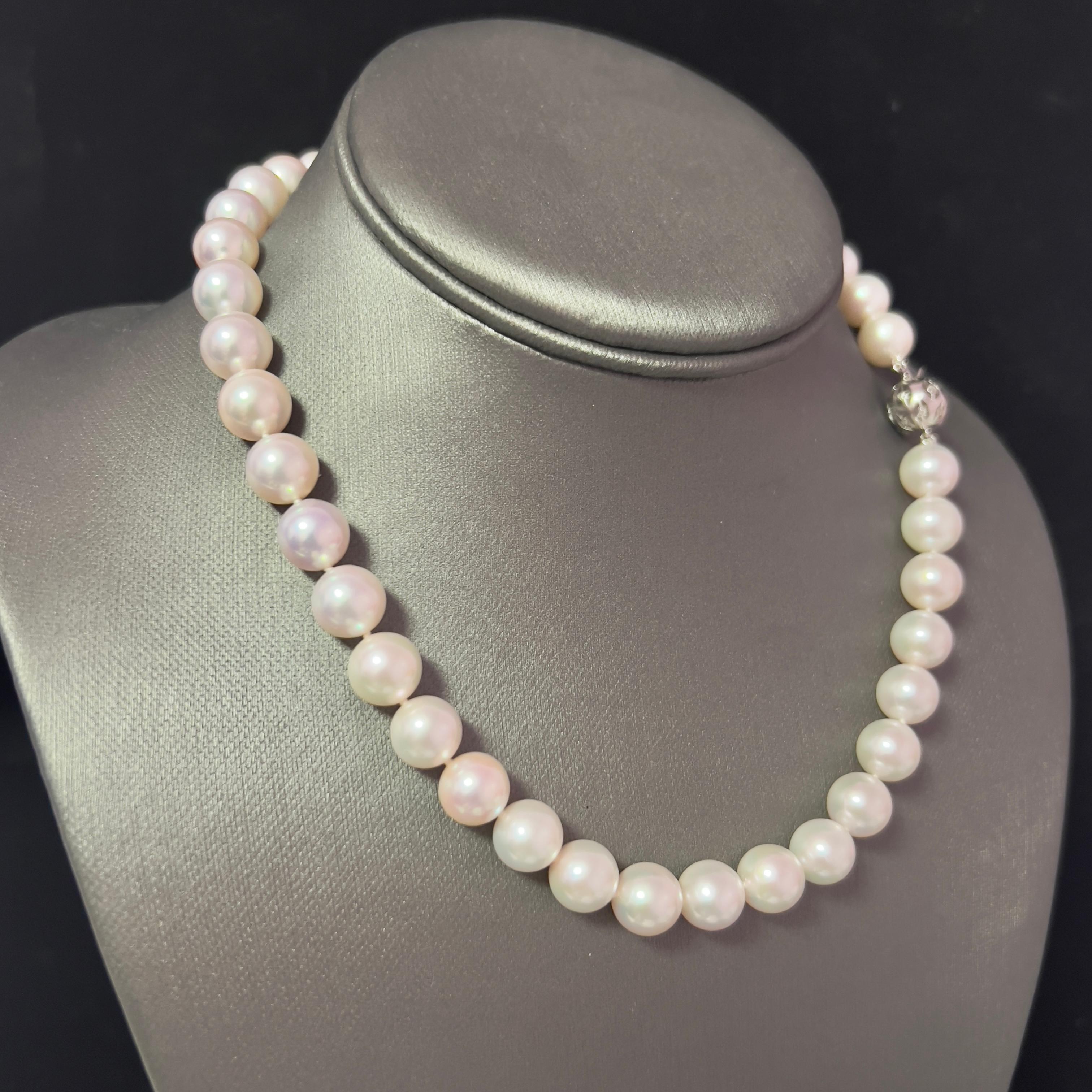 Akoya Pearl Diamond Necklace 16