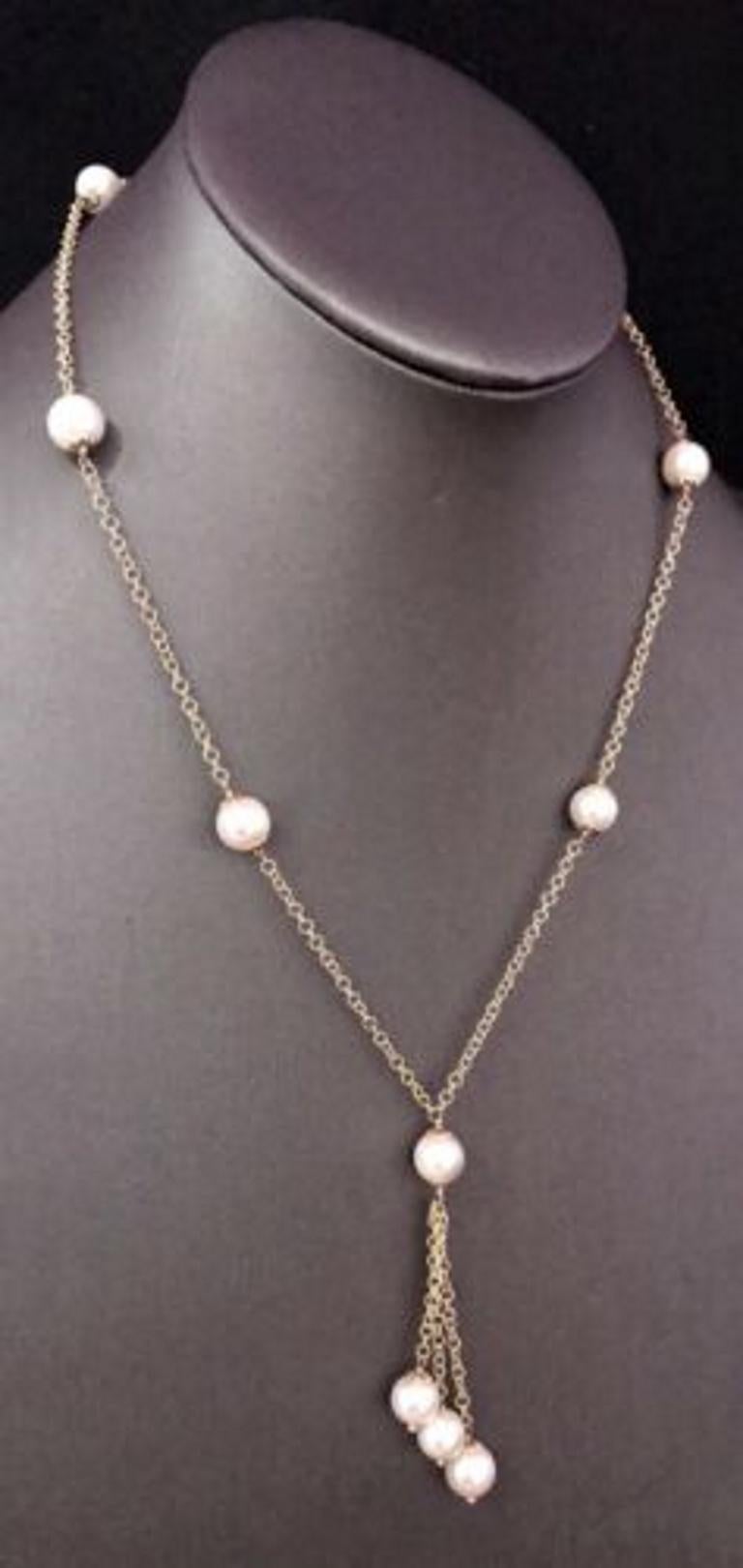 CERTIFICATE#201721470

CERTIFIED $2,950 AUTHENTIC FINE AKOYA PEARL 8.5-8 MM 18 IN 14 KT LADIES NECKLACE

This beautiful necklace listed is a Certified Authentic Fine Akoya Saltwater Pearl necklace made with luxurious 14KT Solid Gold.

This exquisite