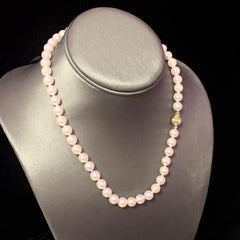 Collar de Perlas Akoya Oro 14k 17" 8 Mm Certificadas