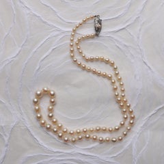 Akoya Pearl Necklace 20", Sumptuous & Luxurious, Uncultured Quality, Circa 1940