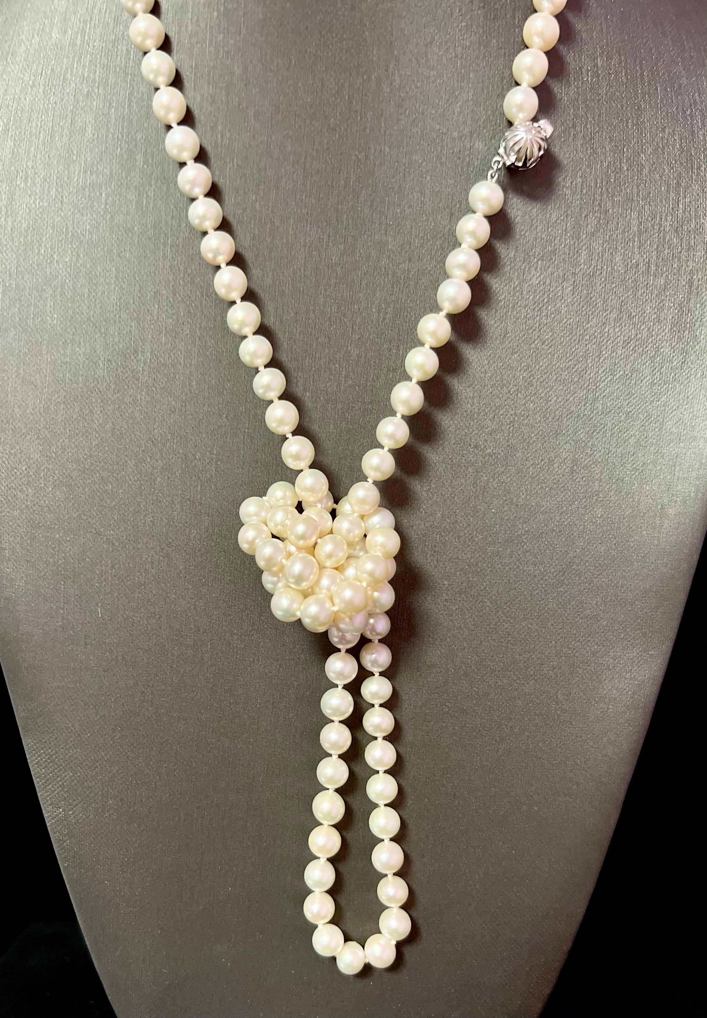 Collar de perlas Akoya 36