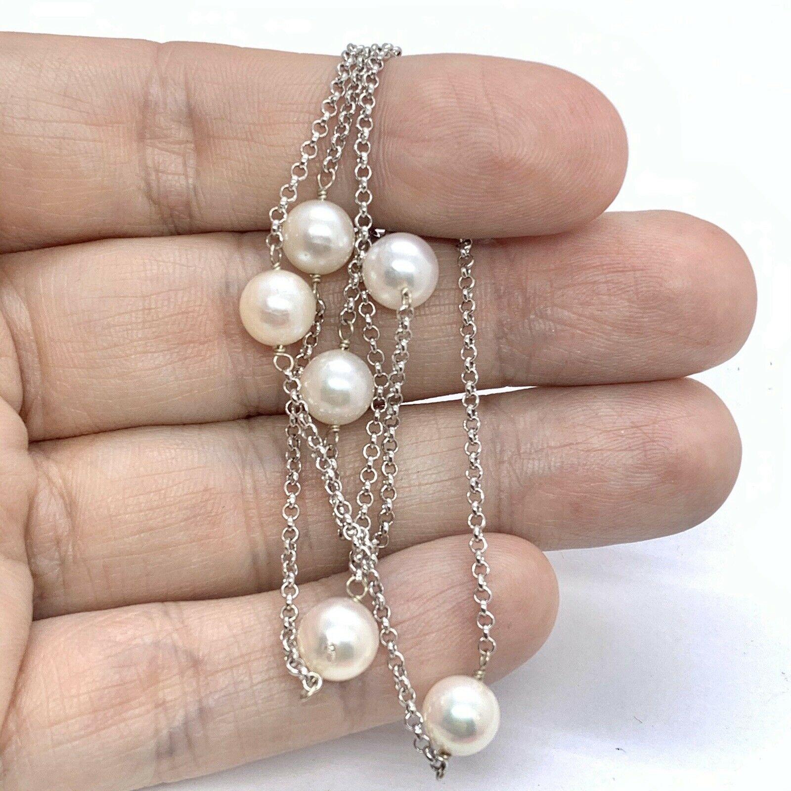 Collier de perles Akoya en or 14 carats pour femmes certifié Pour femmes en vente