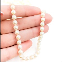 Akoya-Perlenkette in 14k Gelbgold