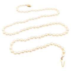 Akoya-Perlenkette in 14k Gelbgold