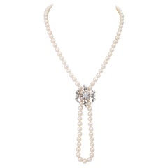 Used Akoya Pearl Necklace with Pearl Shortener