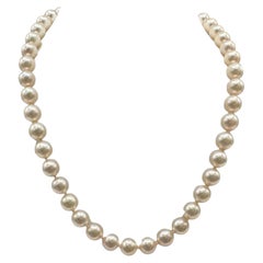 Akoya Pearl Strand Necklace 6.5–7mm 18in 14K Gold Clasp