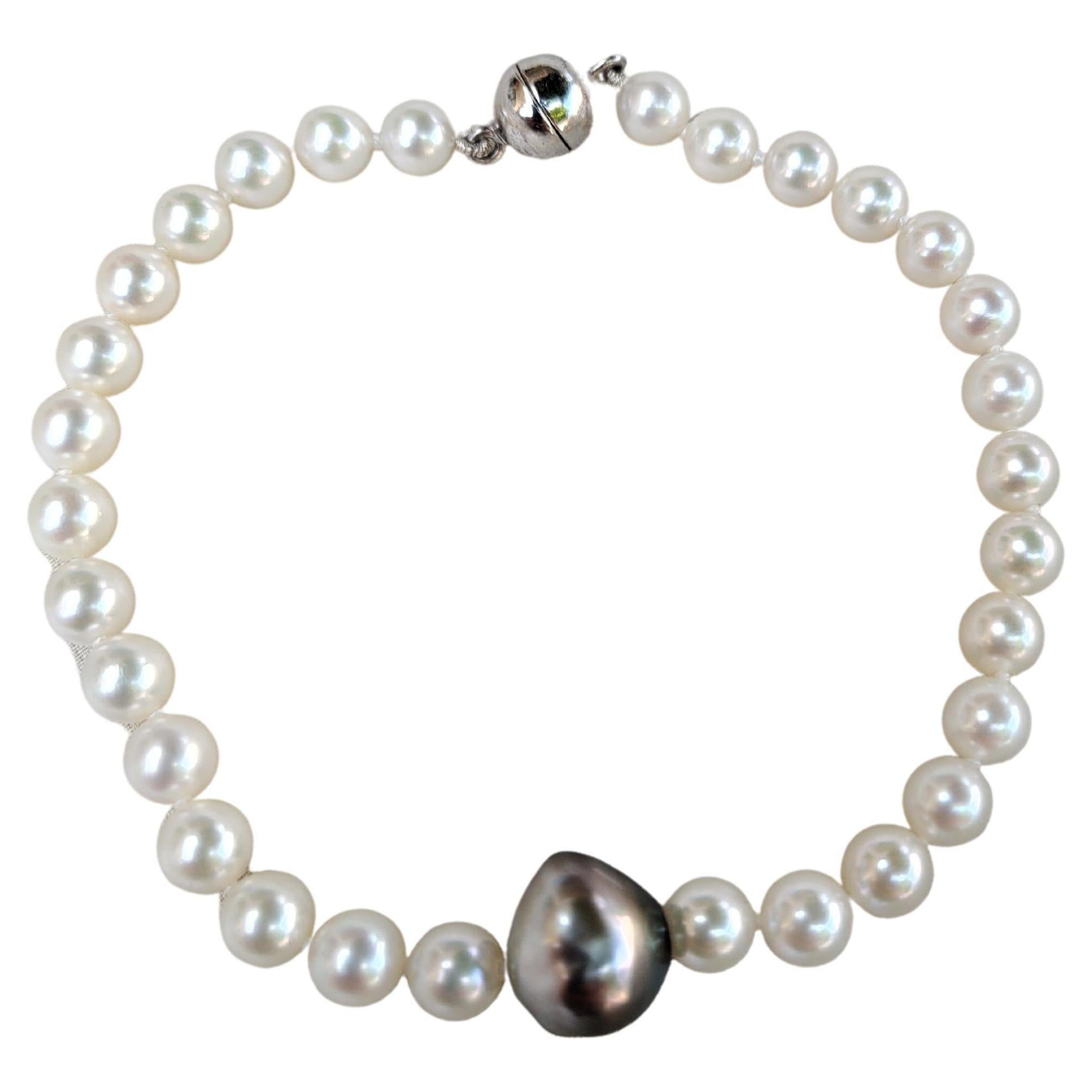 Akoya Bracelet de perles de Tahiti