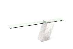 Akra Carrara Marble Console Table Italian Marble Meddel Spain Furniture Design