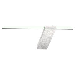 Mesa Consola de Mármol de Carrara Akra Mármol Italiano Meddel España Diseño de Muebles
