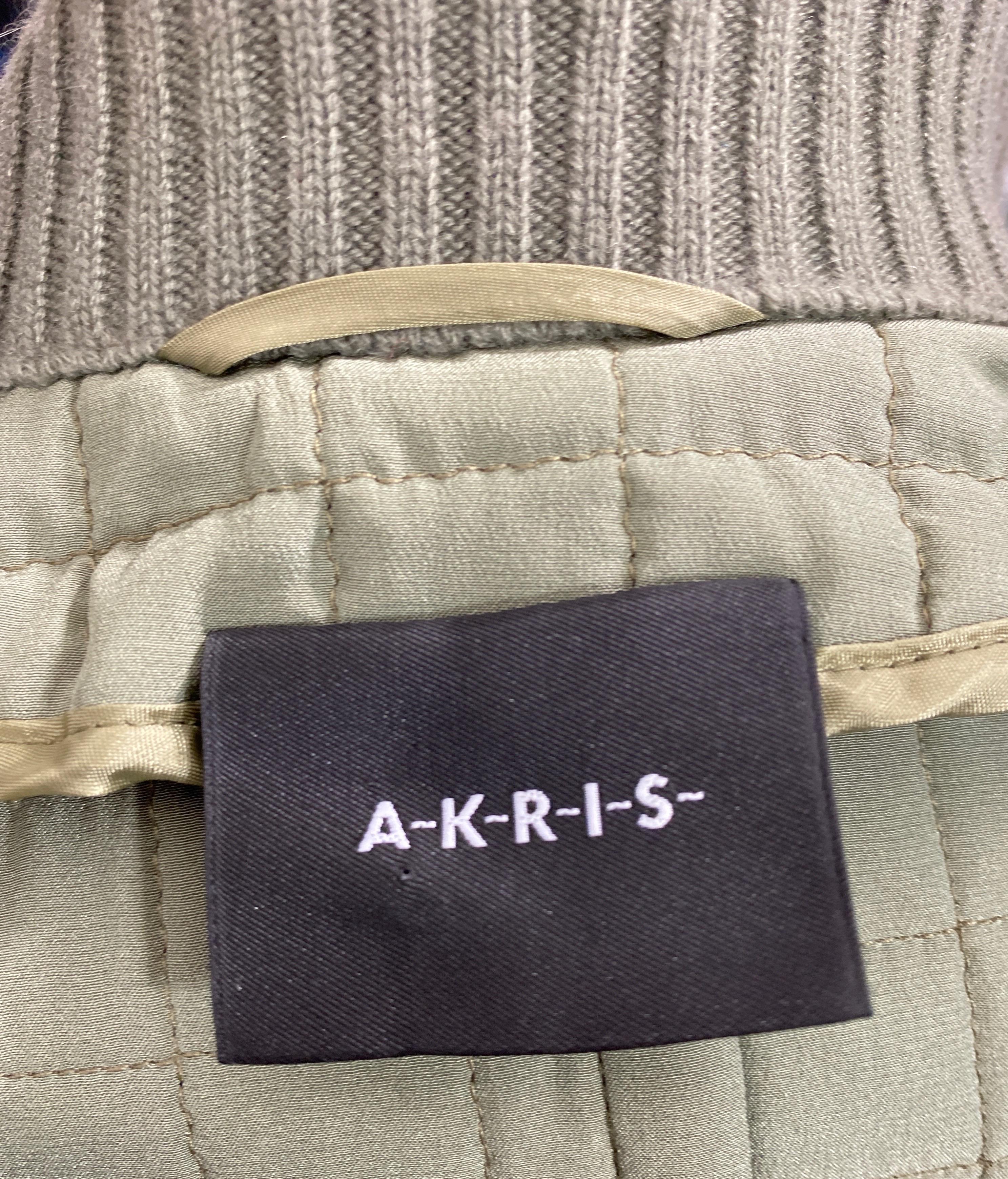 Akris 1990’s Sage Silk Quilted Puffer Coat-Size 48 For Sale 10