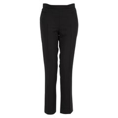 Pantaloni Akris neri a vita alta taglia S
