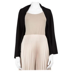 Akris Black Tassel Detail Cape Size S