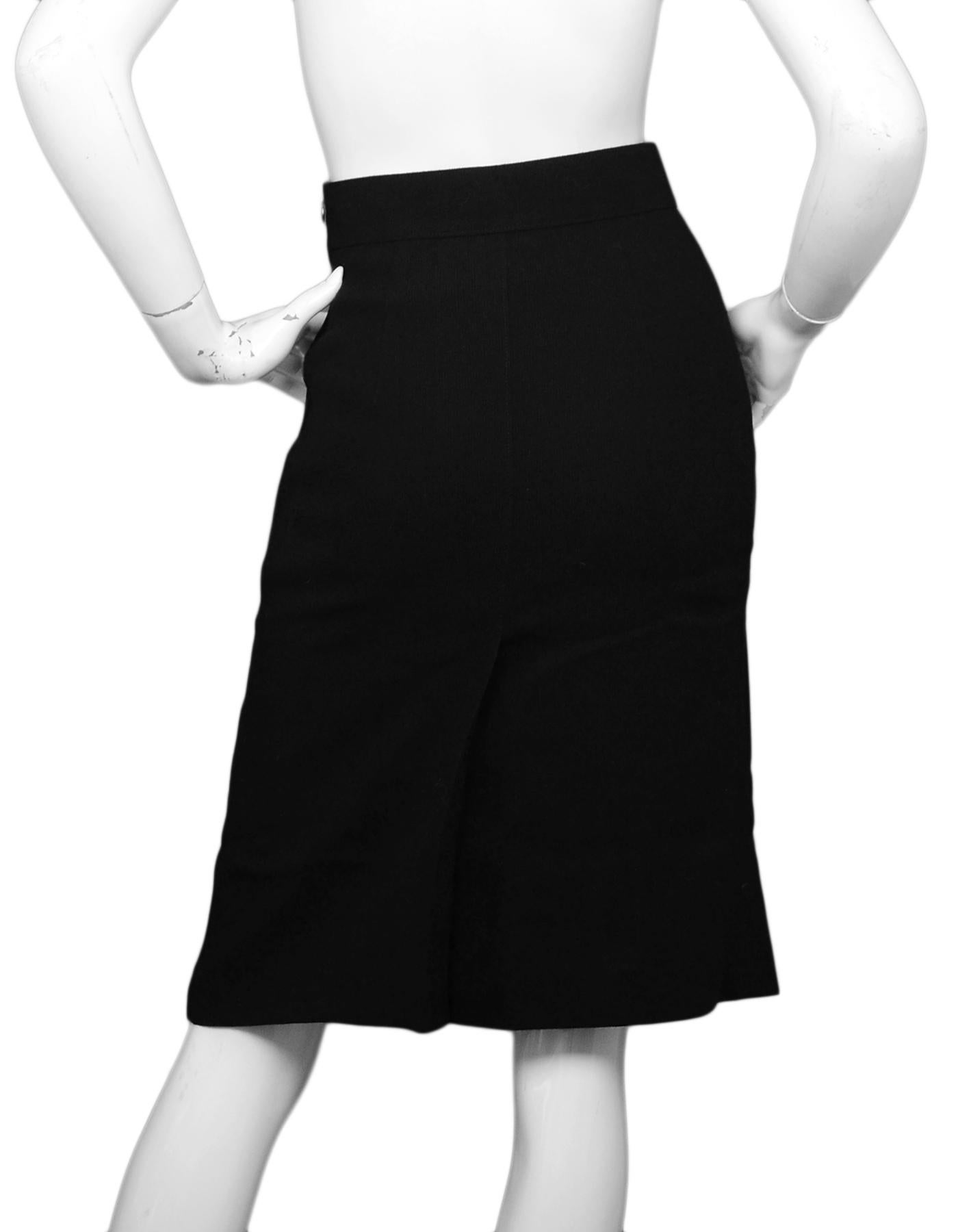akris black skirt