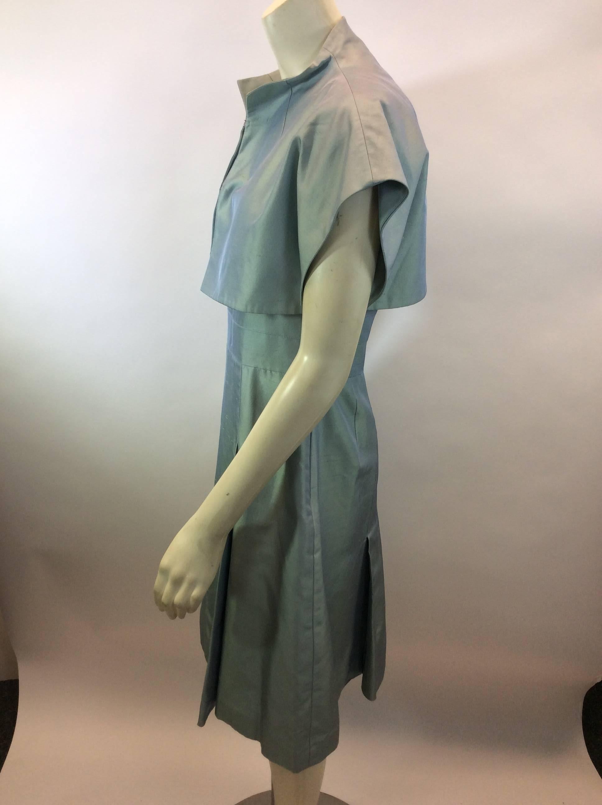 Akris Blue Silk Two Piece Dress
100% Silk
$559
Size 8
Length 38