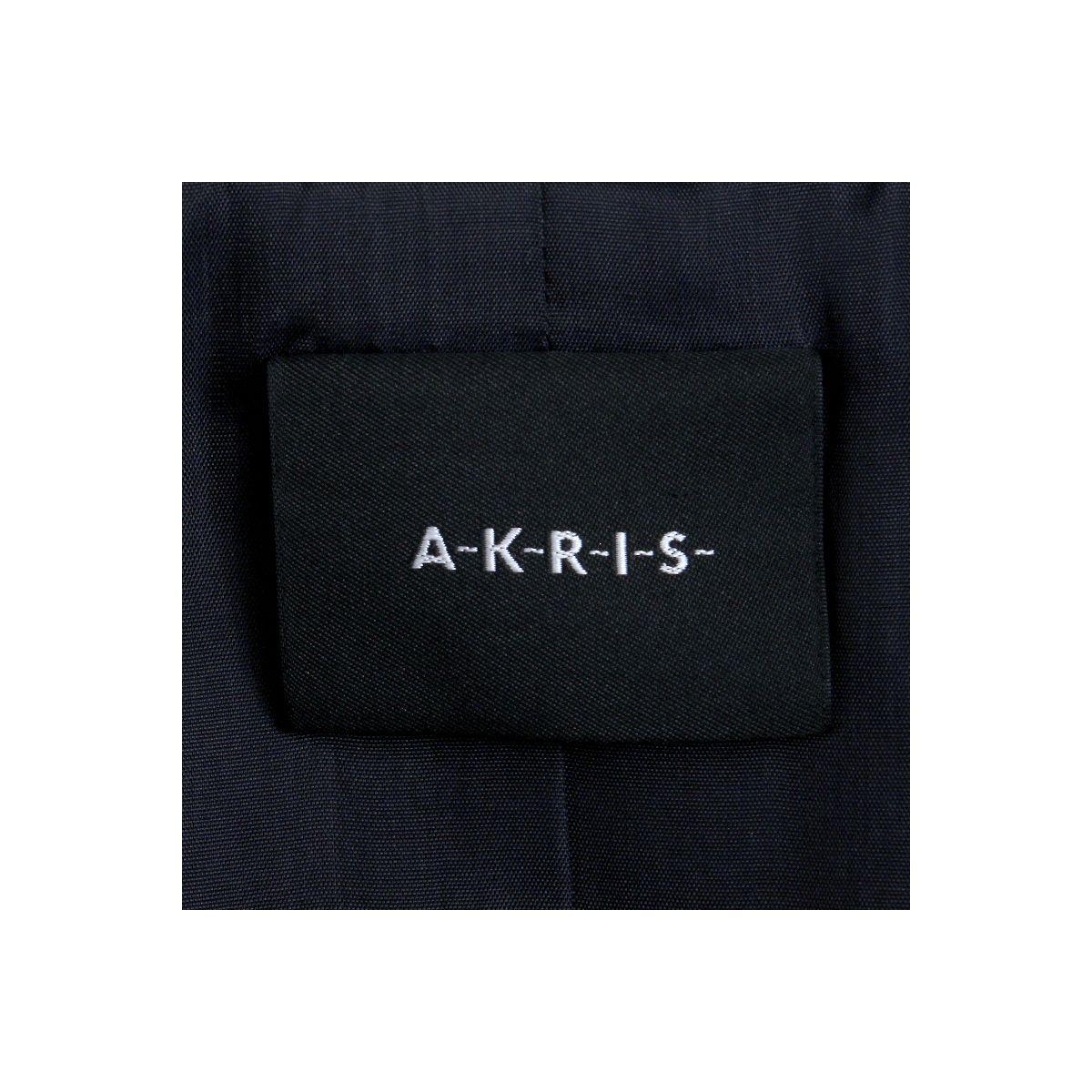 Gray AKRIS grey & white cashmere & silk Blazer Jacket 44 XXL