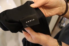 Akris Ink Blue Shift Dress with Silk Lining