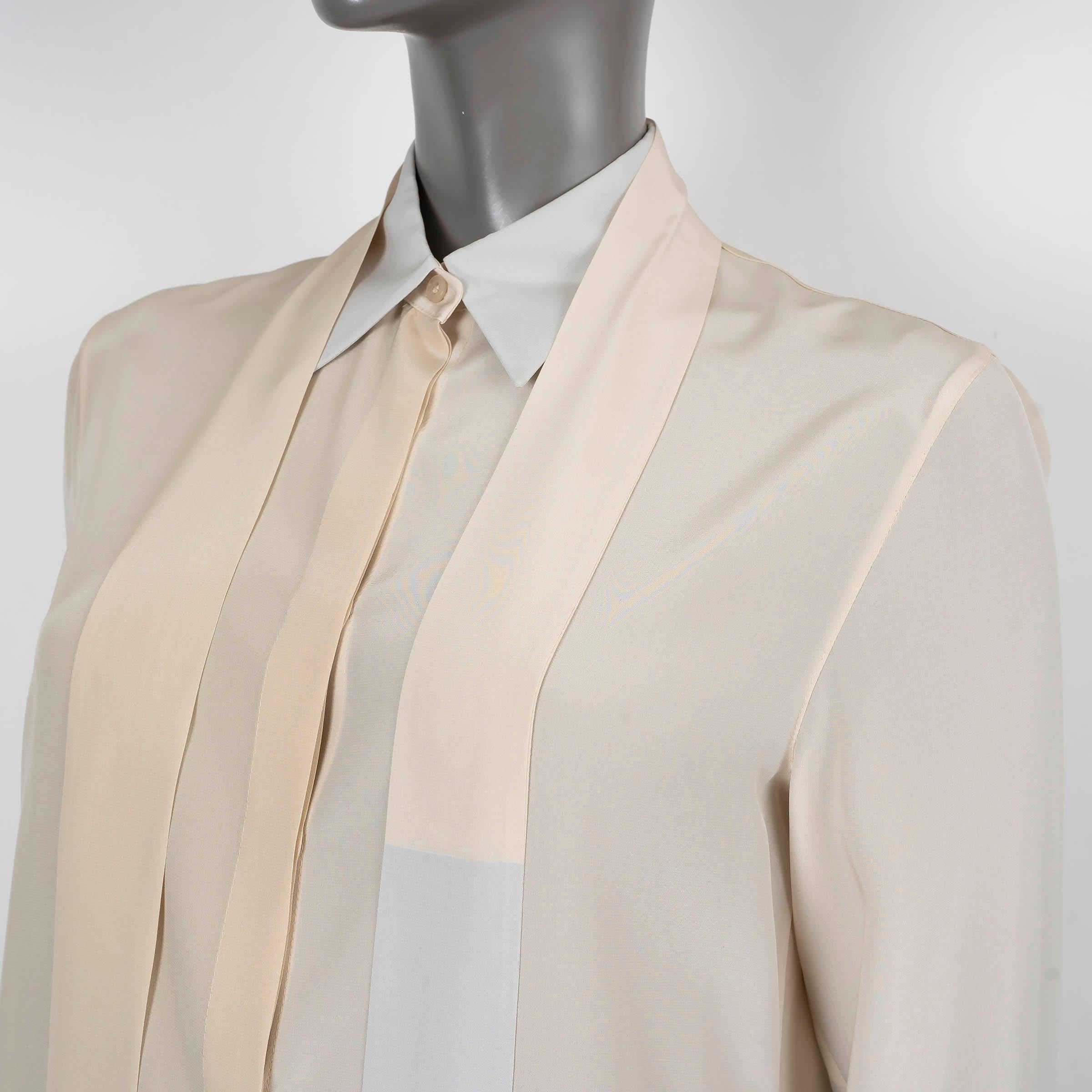 Donna Akris multi seta pastello 2020 COLORBLOCK SHIRT Abito 34 XS in vendita