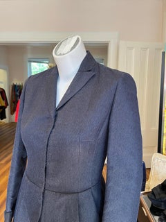 AKRIS Ottoman Silk A-Line Coat Dress Size 6