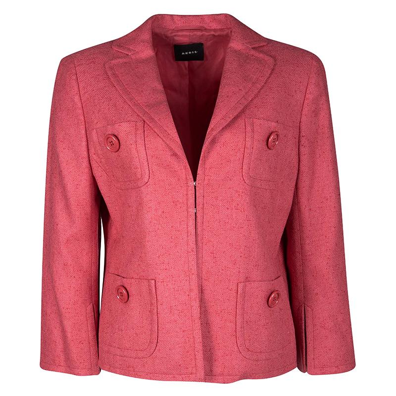 pink cashmere jacket