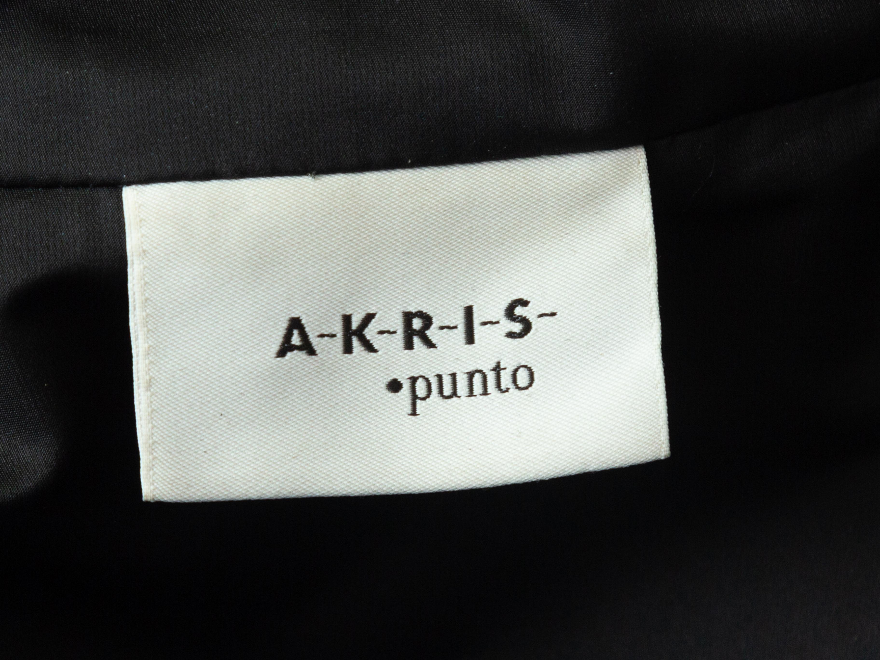 Women's Akris Punto Black Long Nylon Jacket