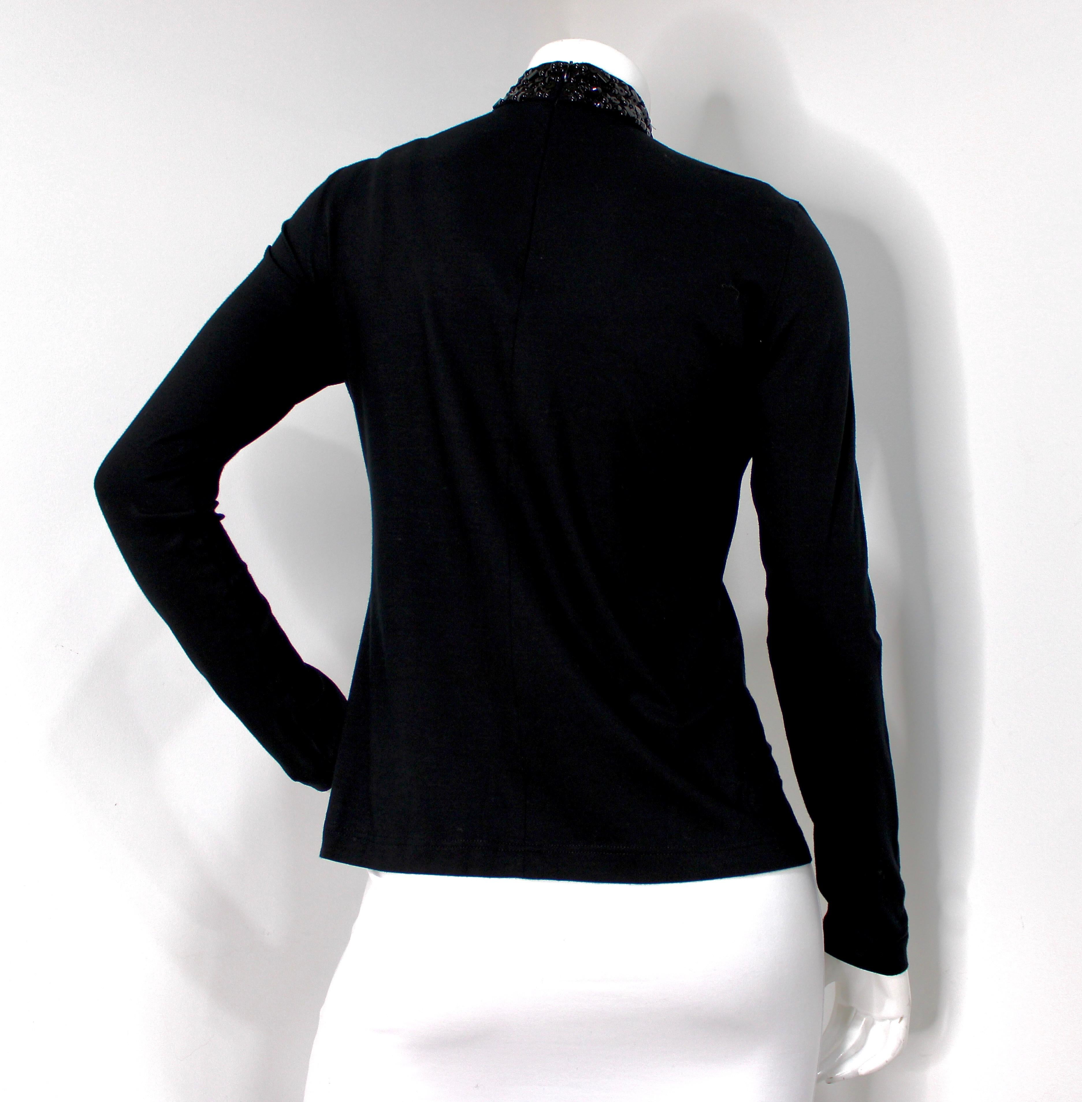 Akris Punto - Chemise à manches longues en modal clouté - noir Pour femmes en vente