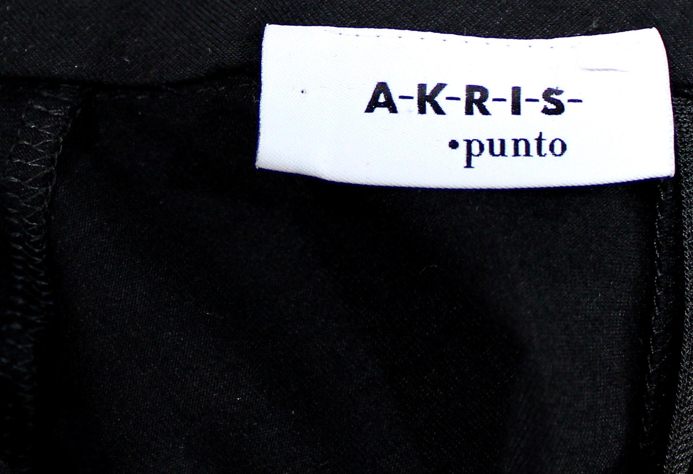 Akris Punto - Chemise à manches longues en modal clouté - noir en vente 1