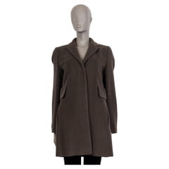 AKRIS PUNTO - Manteau gris CLASSIQUE en laine et angora 38 M