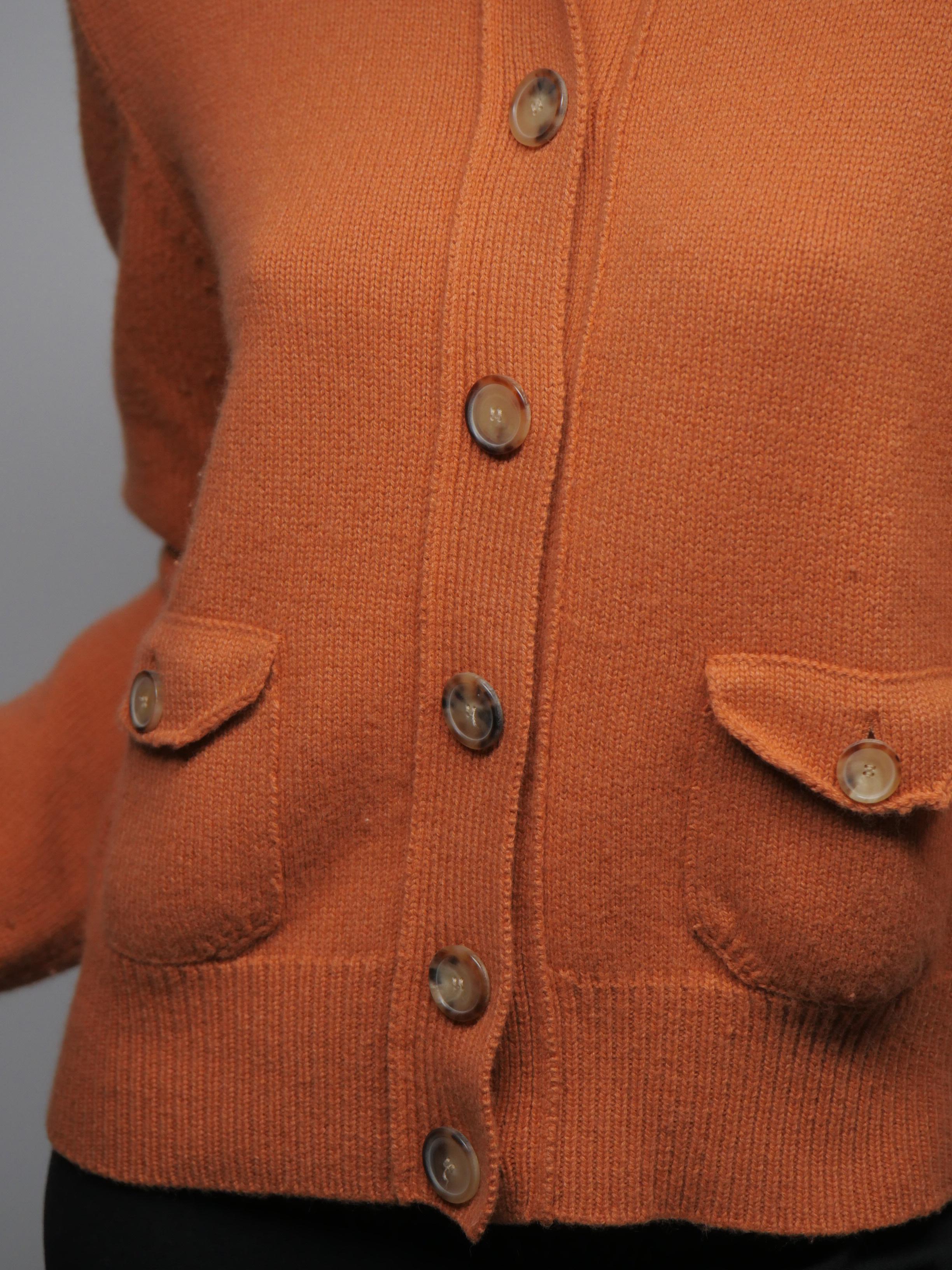 Long Sleeve Knit Button front sweater with pockets