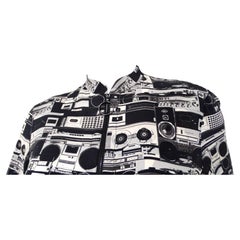 Akris Punto - Chemisier demi-zippé à imprimé stéréo