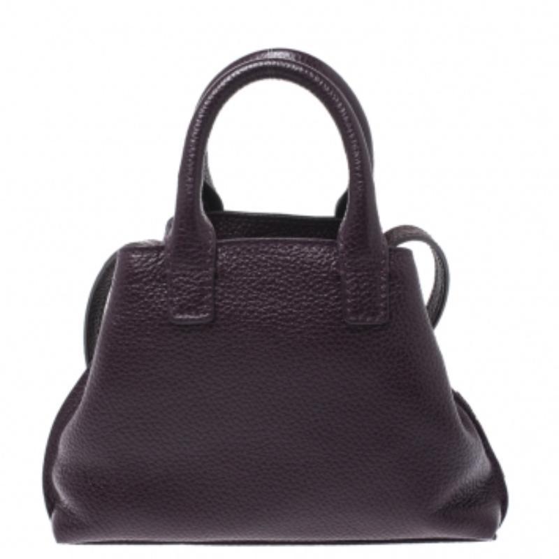 Bolso Crossbody de piel morada Akris Negro en venta