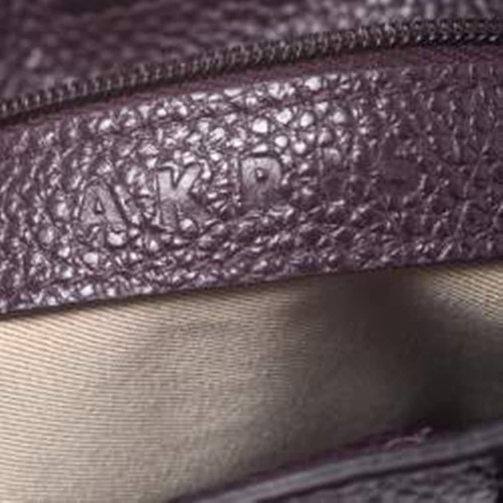 Akris Purple Leather Crossbody Bag For Sale 1