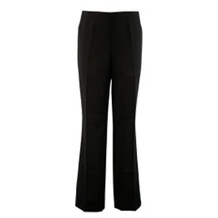 Pantalones AKRIS talla 10 de lana y poliamida negros