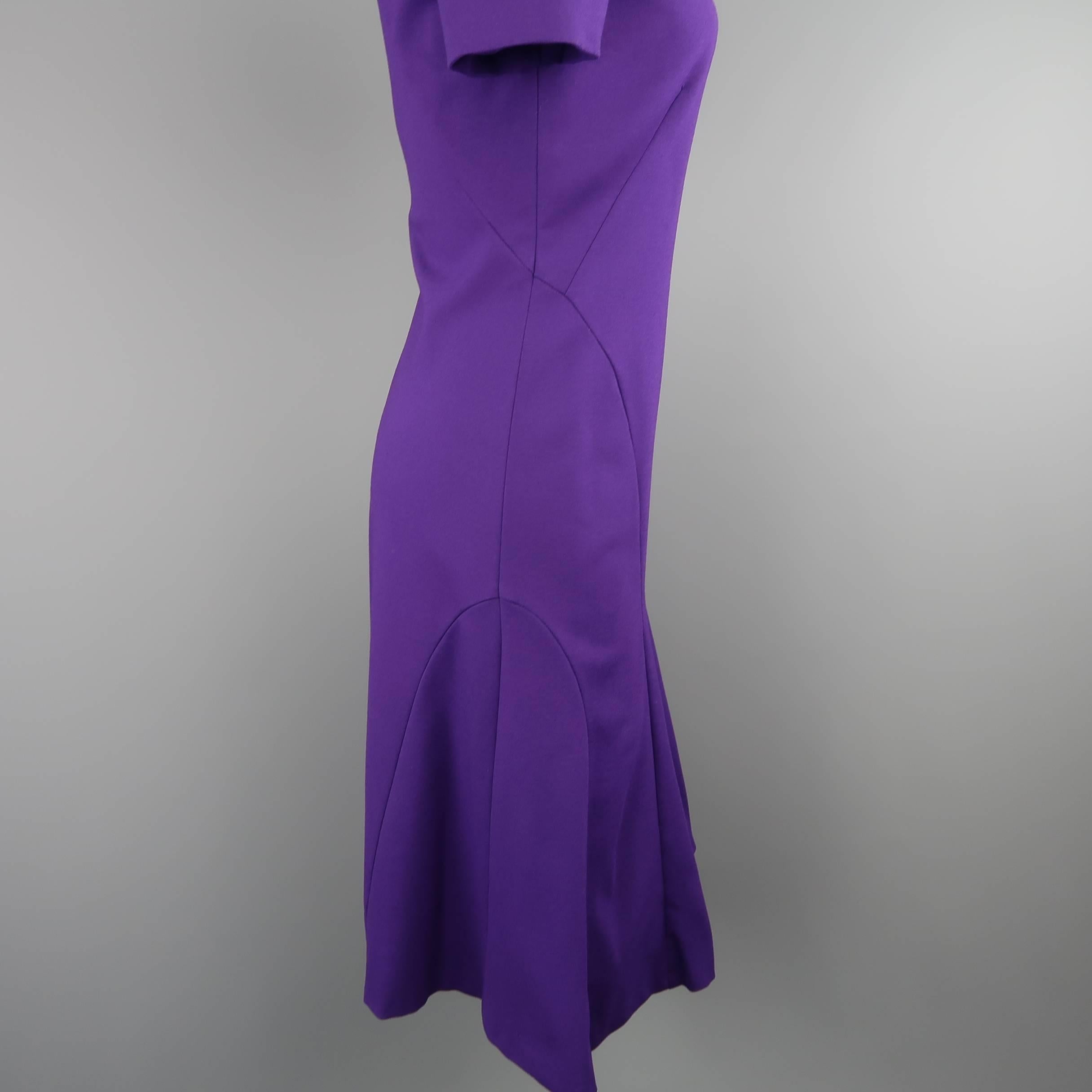 purple jersey dresses