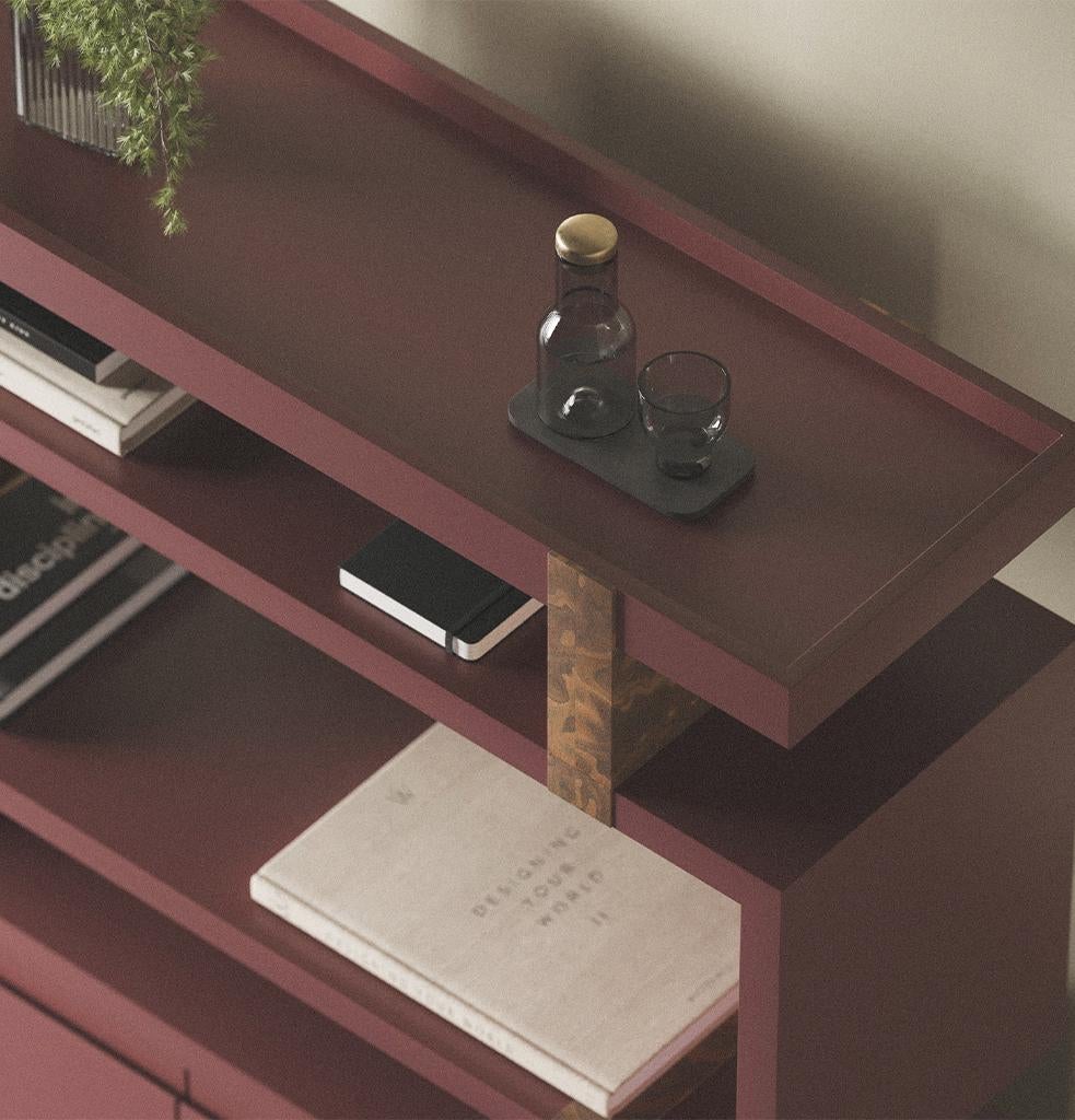 Aks Bookshelf - Beige by Hermhaus For Sale 2