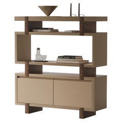 Aks Bücherregal – Beige von Hermhaus