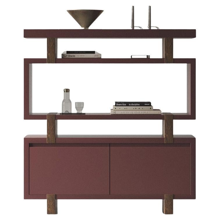 Estantería Aks - Borgoña by Hermhaus en venta
