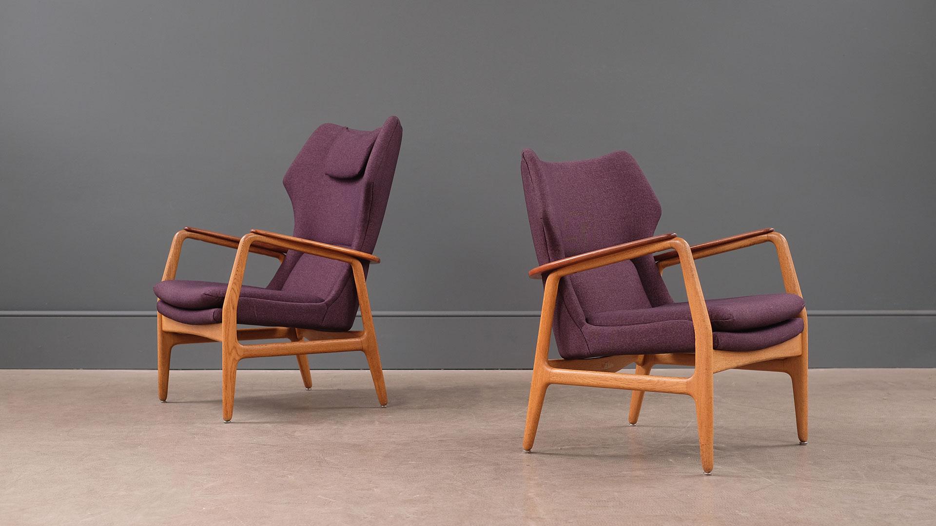 20th Century Aksel Bender Madsen Armchairs