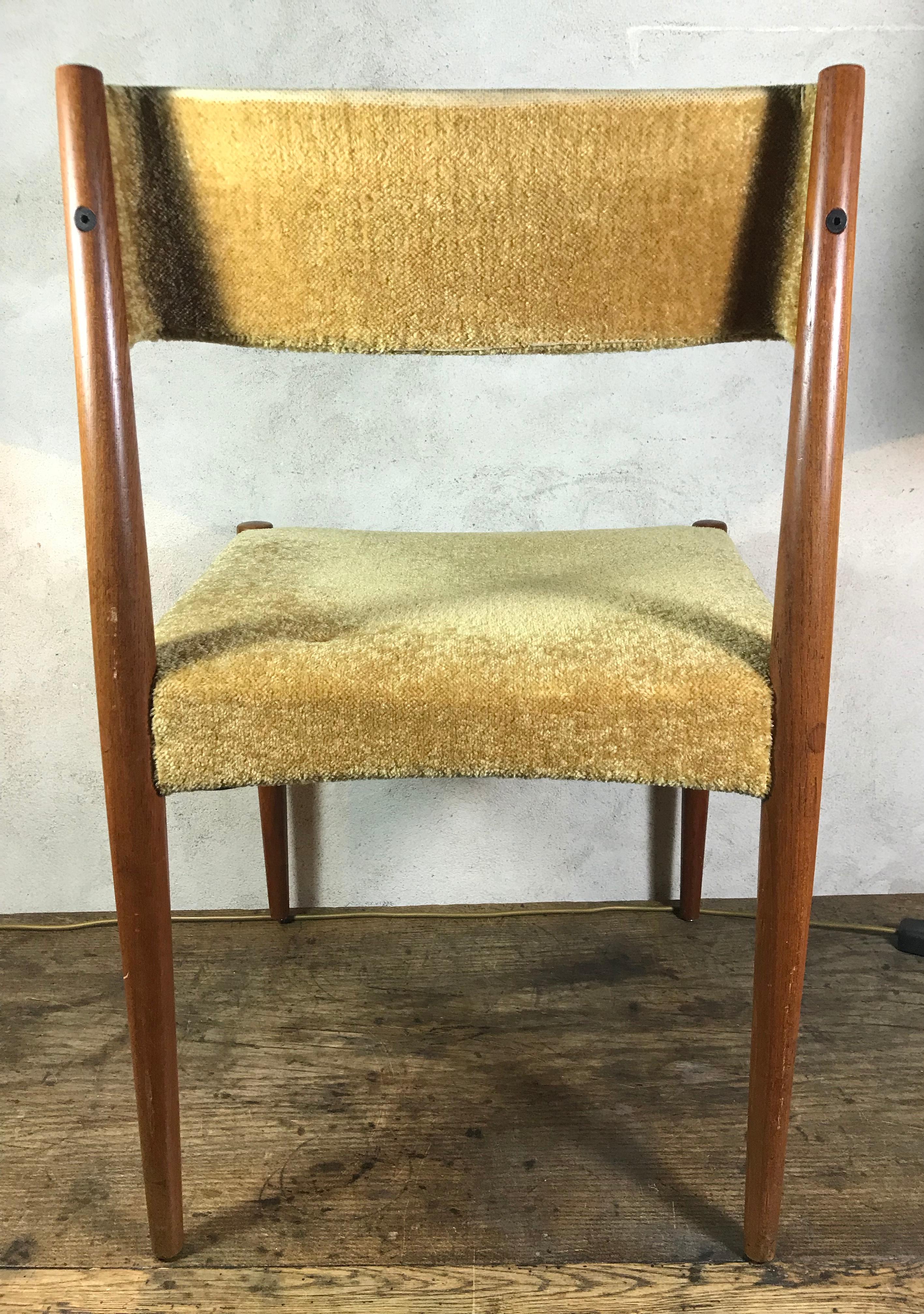 Mid-Century Modern Aksel Bender Madsen Dining Room Chairs For Sale