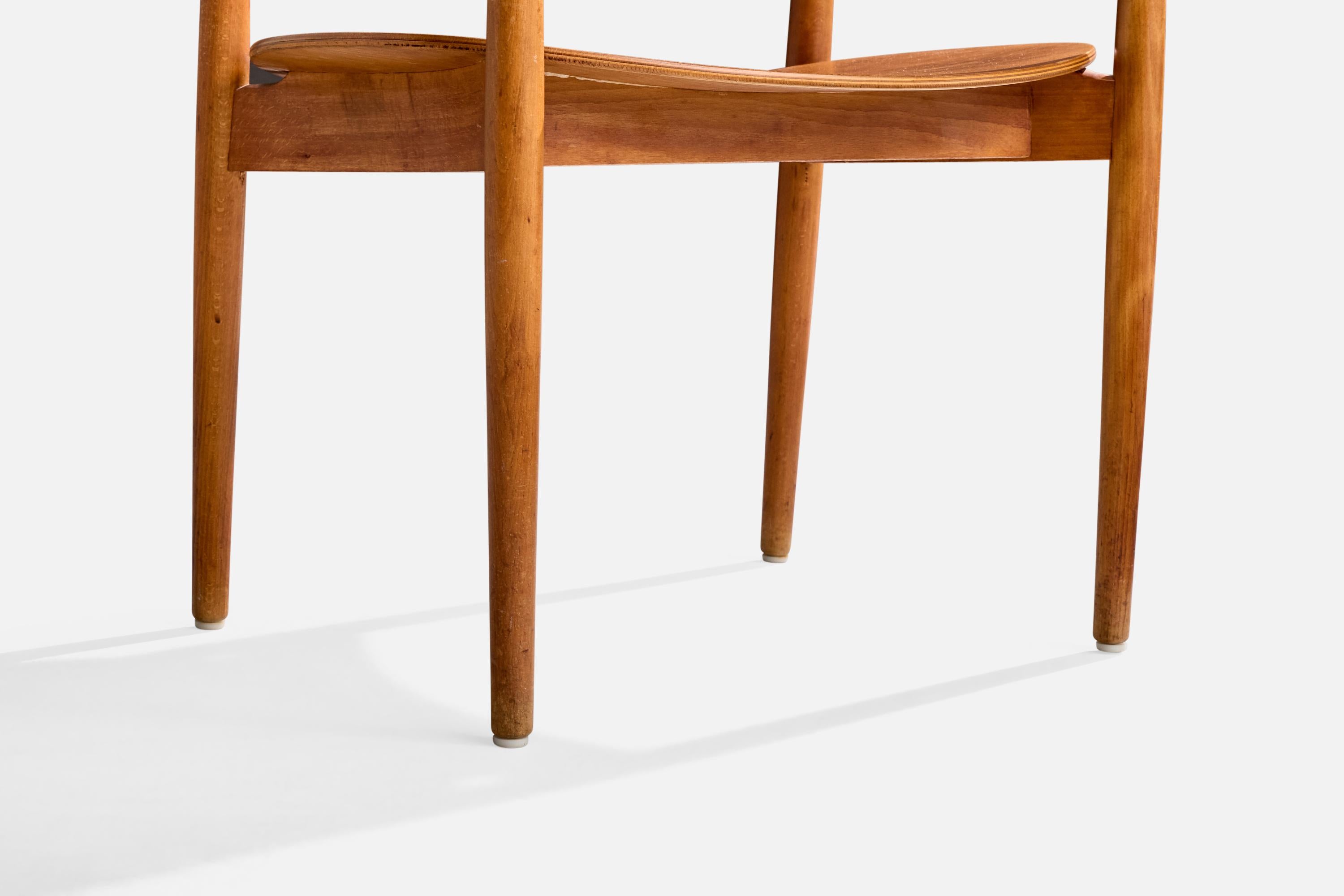 Aksel Bender Madsen et Ejner Larsen, fauteuil, teck, Danemark, années 1950 en vente 4
