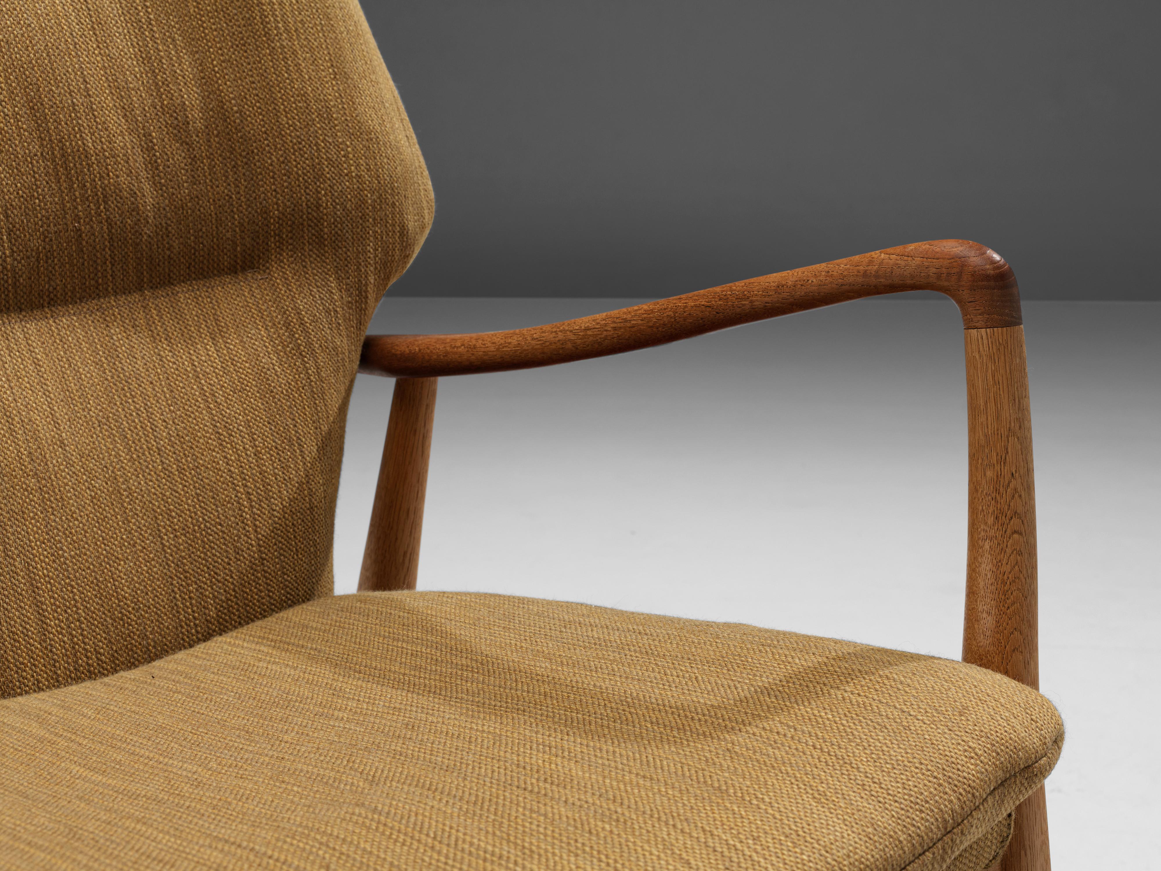 Danish Aksel Bender Madsen for Bovenkamp Lounge Chair in Oak and Teak
