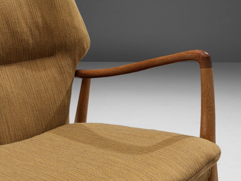 Danish Aksel Bender Madsen for Bovenkamp Lounge Chair in Oak and Teak For Sale