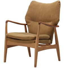 Aksel Bender Madsen for Bovenkamp Lounge Chair in Oak and Teak