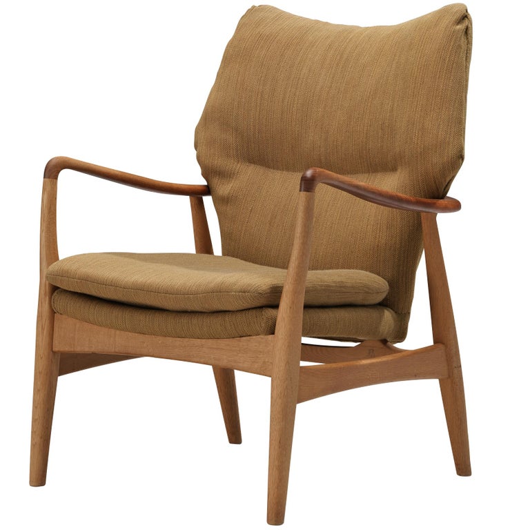 Aksel Bender Madsen for Bovenkamp Lounge Chair in Oak and Teak For Sale