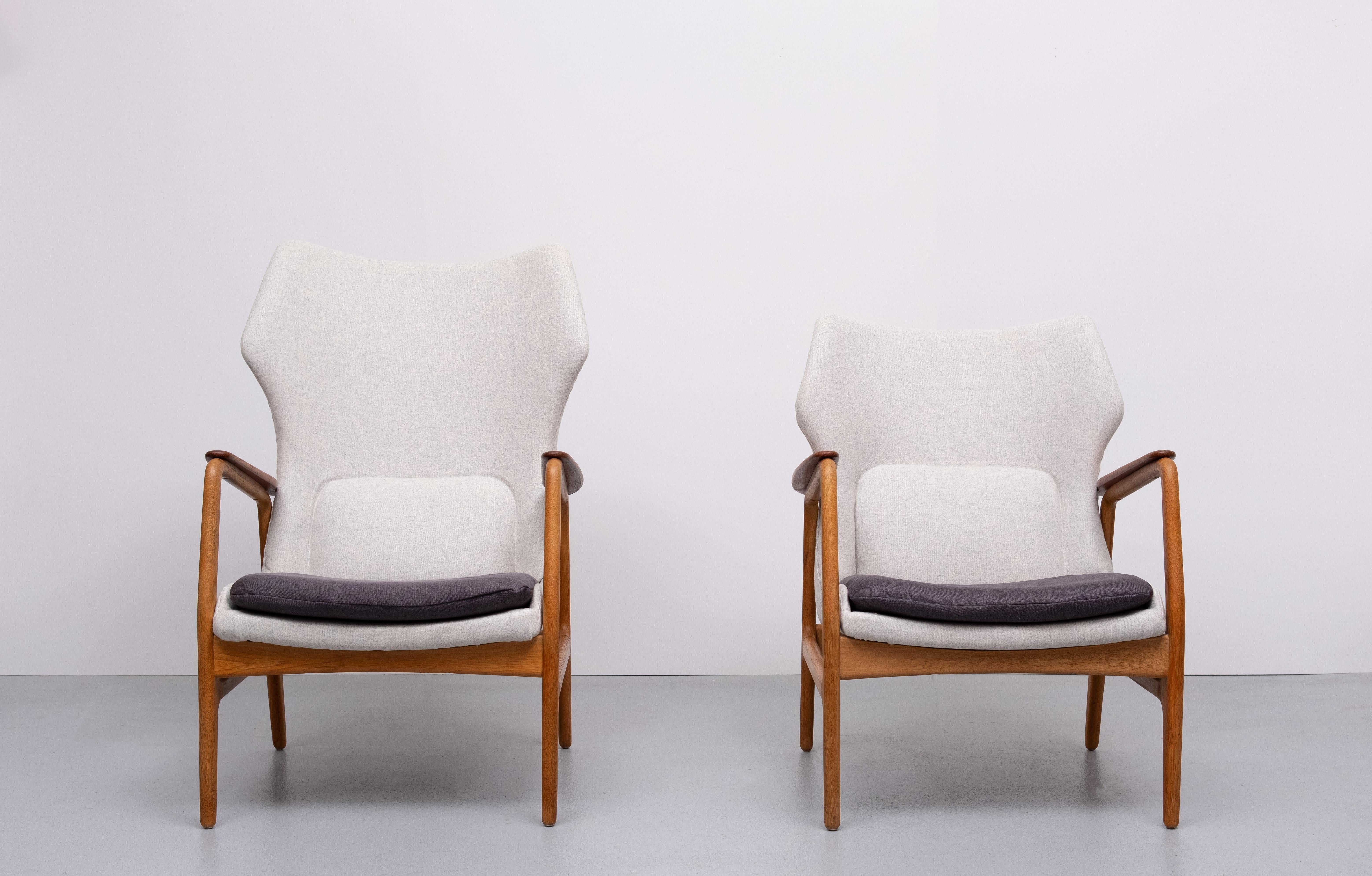 Paire de chaises Karen Aksel Bender Madsen pour Bovenkamp Hollande  1960 en vente 3