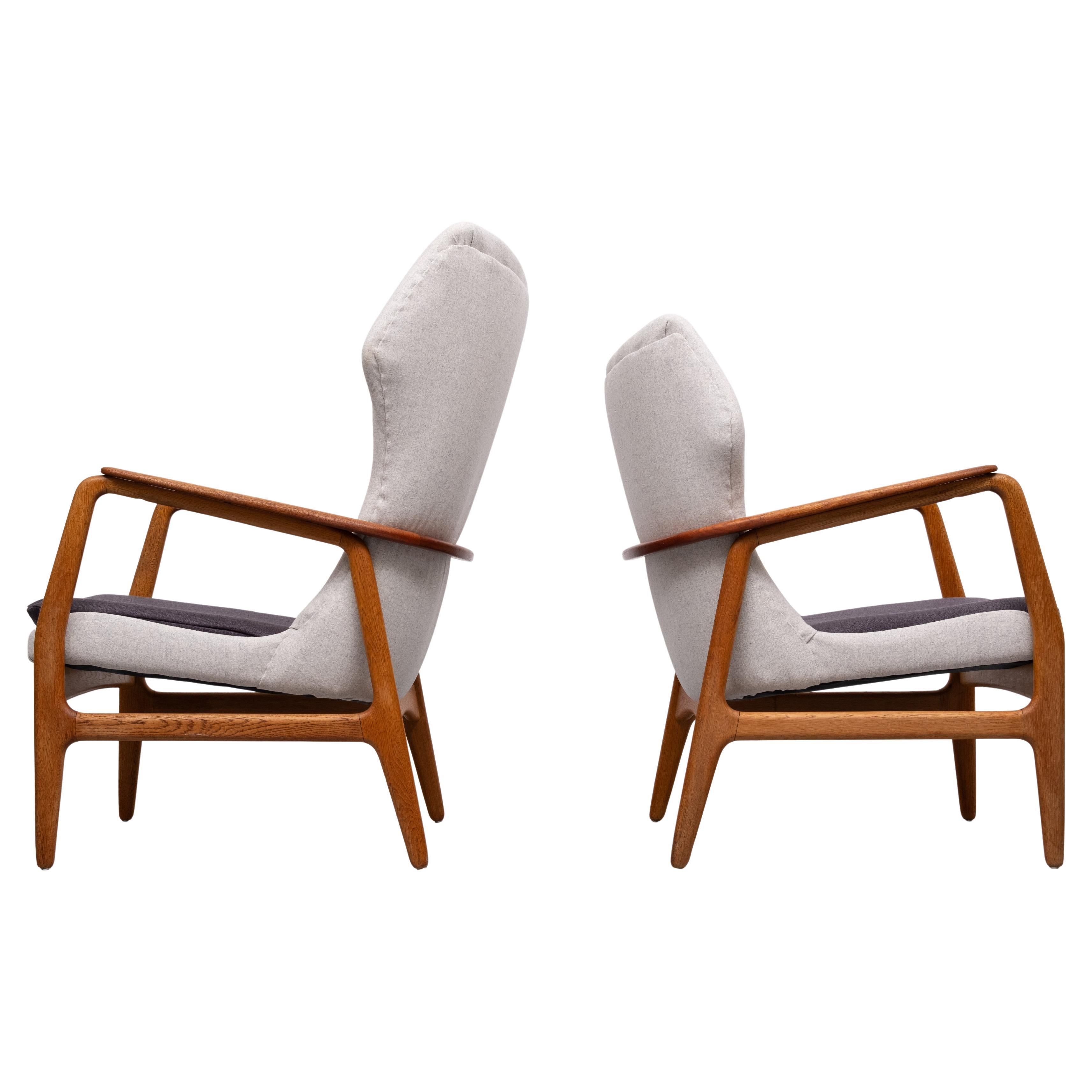 Mid-Century Modern Paire de chaises Karen Aksel Bender Madsen pour Bovenkamp Hollande  1960 en vente